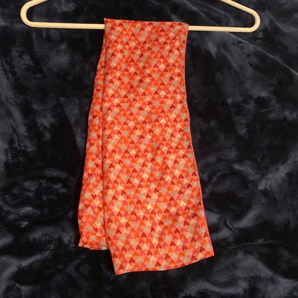 Valentine’s Day Infinity Scarf Red, Pink, White Grey Circular Scarf. NWOT EC OS - Picture 7 of 9